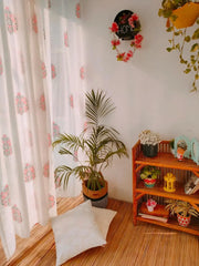 FALAKNUMA LINEN SHEER CURTAIN Decor Antique