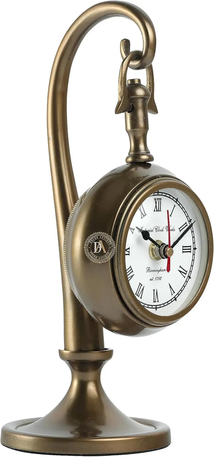 Brass Table Decorative Hanging Clock - Royal Decor Anitque