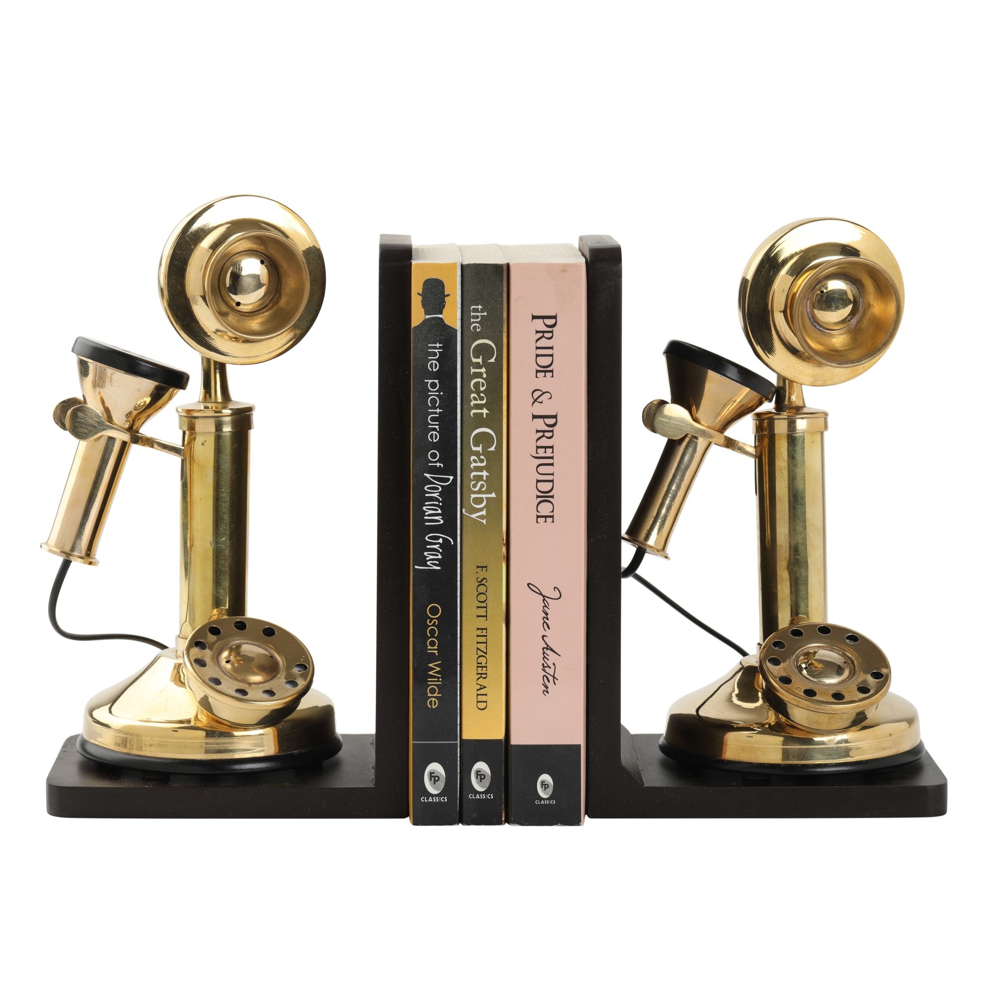 Table Decorative Book Ends Miniature Telephone Decor Anitque