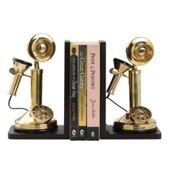 Table Decorative Book Ends Miniature Telephone Decor Anitque