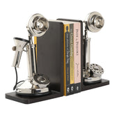 Table Decorative Book Ends Nickel Miniature Telephone Decor Anitque