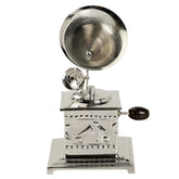 Gramophone Showpiece - Handcrafted Retro Style Classic Vintage -Nickel Decor Anitque