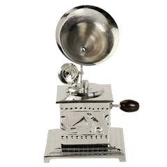 Gramophone Showpiece - Handcrafted Retro Style Classic Vintage -Nickel Decor Anitque