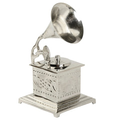 Gramophone Showpiece - Handcrafted Retro Style Classic Vintage -Nickel Decor Anitque