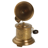 Gramophone Showpiece - Handcrafted Retro Style Classic Vintage - Antique Brass Decor Anitque