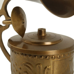 Gramophone Showpiece - Handcrafted Retro Style Classic Vintage - Antique Brass Decor Anitque