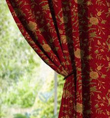 KASHMIRI MAROON BLACKOUT CURTAIN