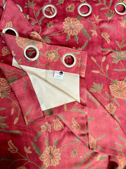 KASHMIRI MAROON BLACKOUT CURTAIN