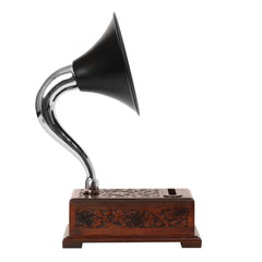 Gramophone Speaker - Chrome Decor Anitque