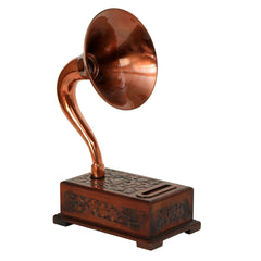 Gramophone Speaker - Brass Finish Decor Anitque