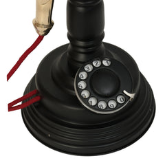 Home Decorative Shinny Brass Finish Table Top Telephone Unique Masterpiece Decor Anitque