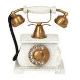 Collectible Brass and Wood Vintage Style Telephone Replica - SHOWPIECE ONLY Decor Anitque