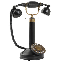 Halloween Gift black telephone rotary landline