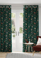 KASHMIRI GREEN BLACKOUT CURTAIN