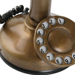 Rotary Dial Telephone Brass antique Royal