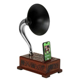Gramophone Speaker - Chrome Decor Anitque