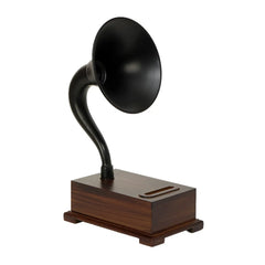 gramophone horn design black