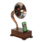 handmade Gramophone Acoustic Speaker & Phone Holder