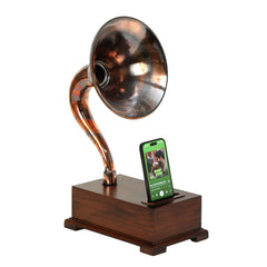 handmade Gramophone Acoustic Speaker & Phone Holder