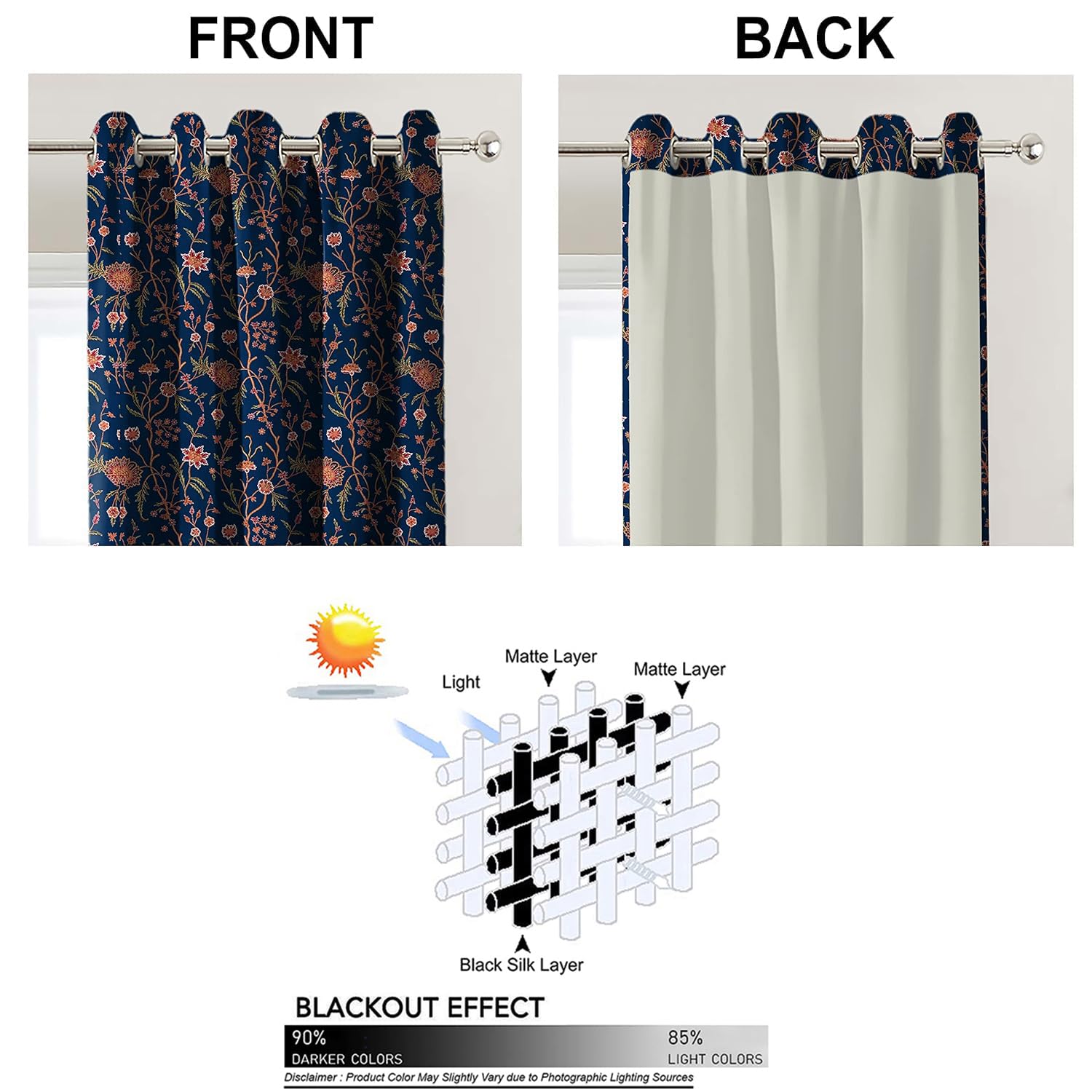 KASHMIRI PURPLE BLACKOUT CURTAIN