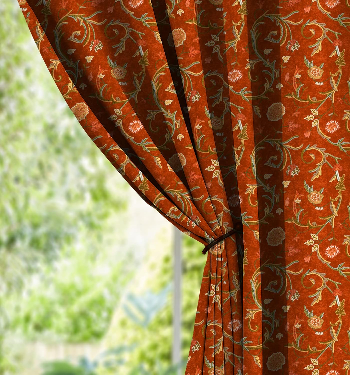 KASHMIRI RUST BLACKOUT CURTAIN
