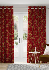 KASHMIRI MAROON BLACKOUT CURTAIN