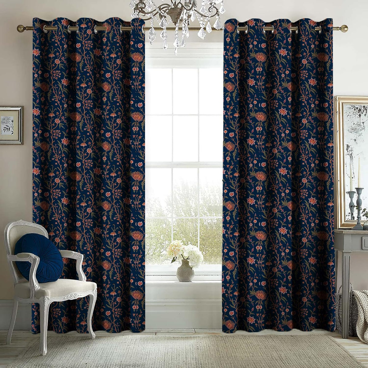 KASHMIRI PURPLE BLACKOUT CURTAIN